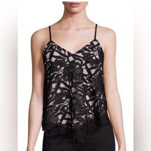 Like New Alice & Olivia Emmaline Lace Top